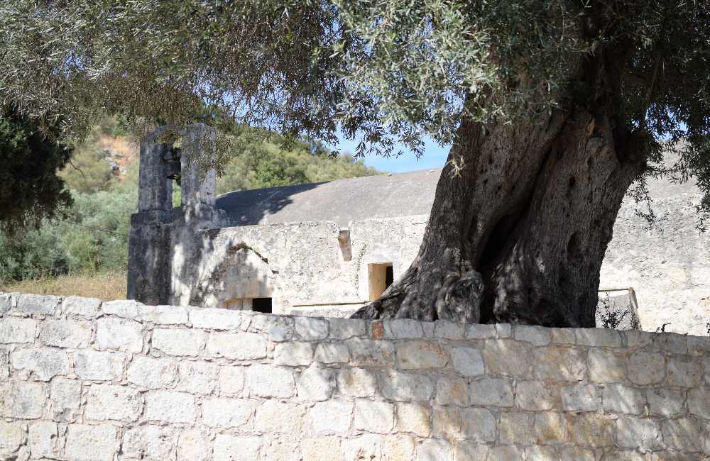 Church in Stylos, village in Crete.