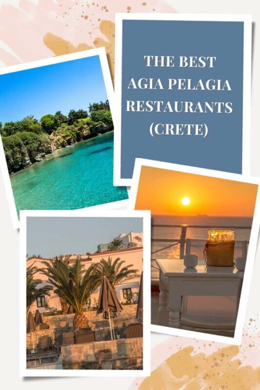 Restaurants in Agia Pelagia