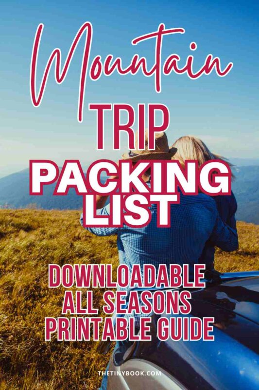 mountain packing list