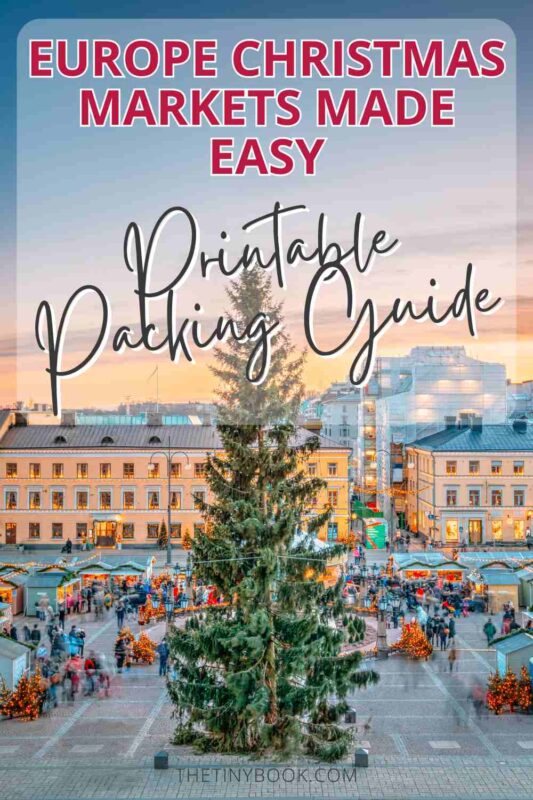 Packing List for a Christmas Market Trip in Europe + Printable Guide 12 christmas market europe packing list christmas market europe packing list