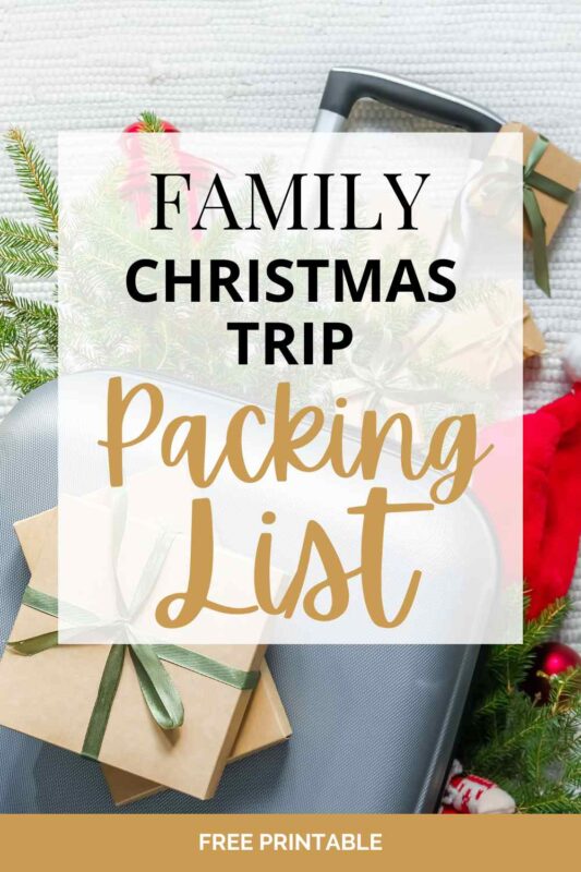 Packing List for A Family Christmas Holidays Abroad (+ Free Printable PDF) 1 Packing List for A Family Christmas Holidays Packing List for A Family Christmas Holidays