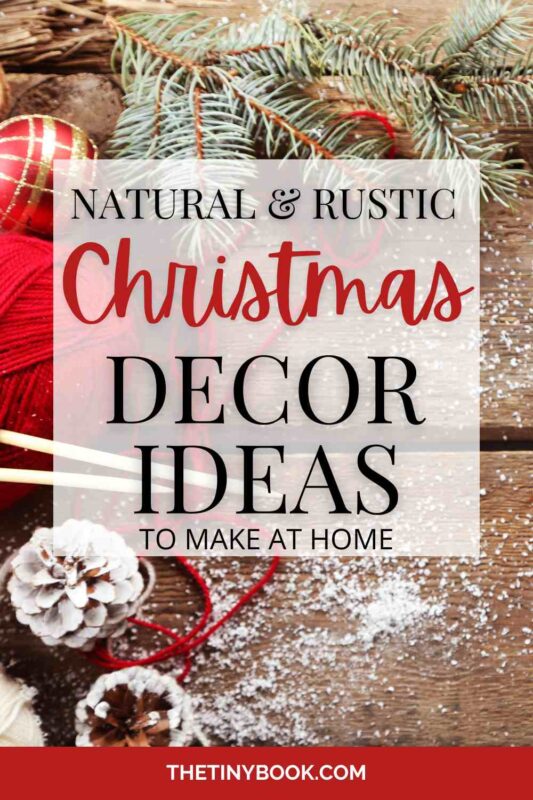13 Natural & Rustic Christmas Decor Ideas 1 Rustic Christmas Decor Ideas Rustic Christmas Decor Ideas