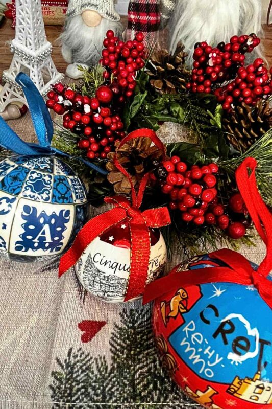 Christmas Tree Decorations from Our Travels 12 decorations from our travels decorations from our travels
