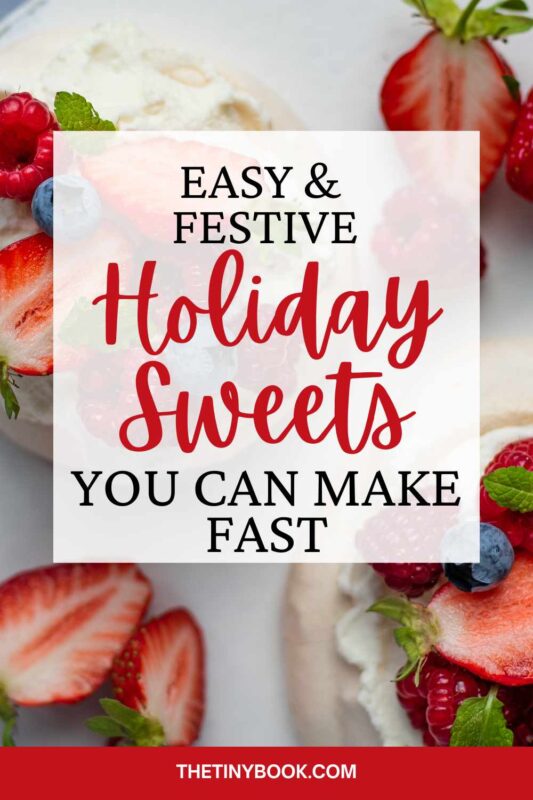 christmas desserts ready in minutes