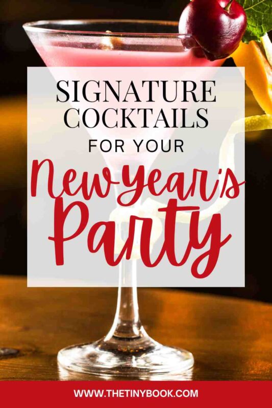 Seven Signature New Year’s Eve Cocktails You’ll Love 1 new year's eve cocktails new year's eve cocktails