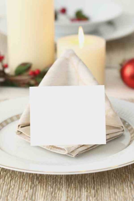 75 Place Card Messages for a Fun & Meaningful Christmas Dinner 2 place card messages place card messages